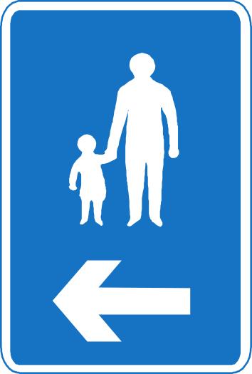 Pedestrian Road Crossing with Child